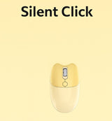 Wireless Keyboard & Mouse Combo - Silent Click, Colorful 104 Keys