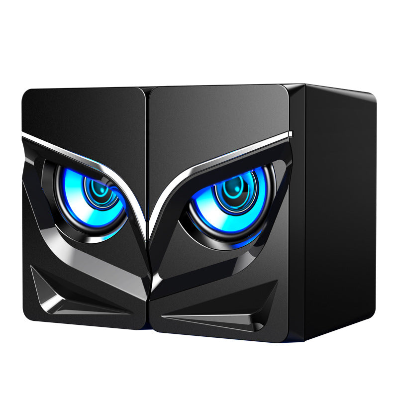 LED Desktop Computer Speakers — 2.0 Stereo