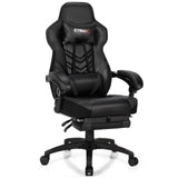 Adjustable Gaming Chair with Footrest
