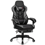 Adjustable Gaming Chair with Footrest