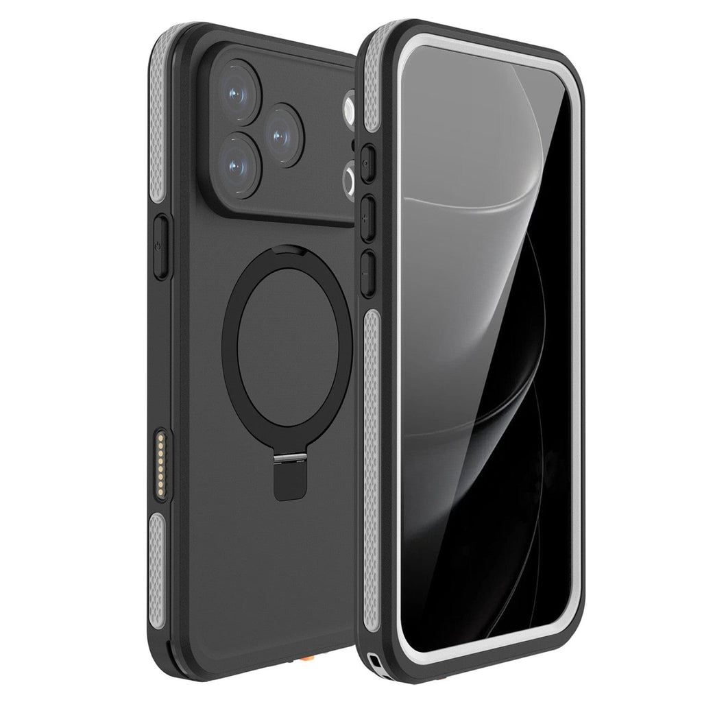 iPhone 17 Pro Waterproof Case - MagSafe Kickstand, Integrated Screen & Camera Protection | Oasis Series