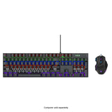 Wired Gaming Keyboard & Mouse Combo - 104-Key Anti-Ghosting RGB Backlight