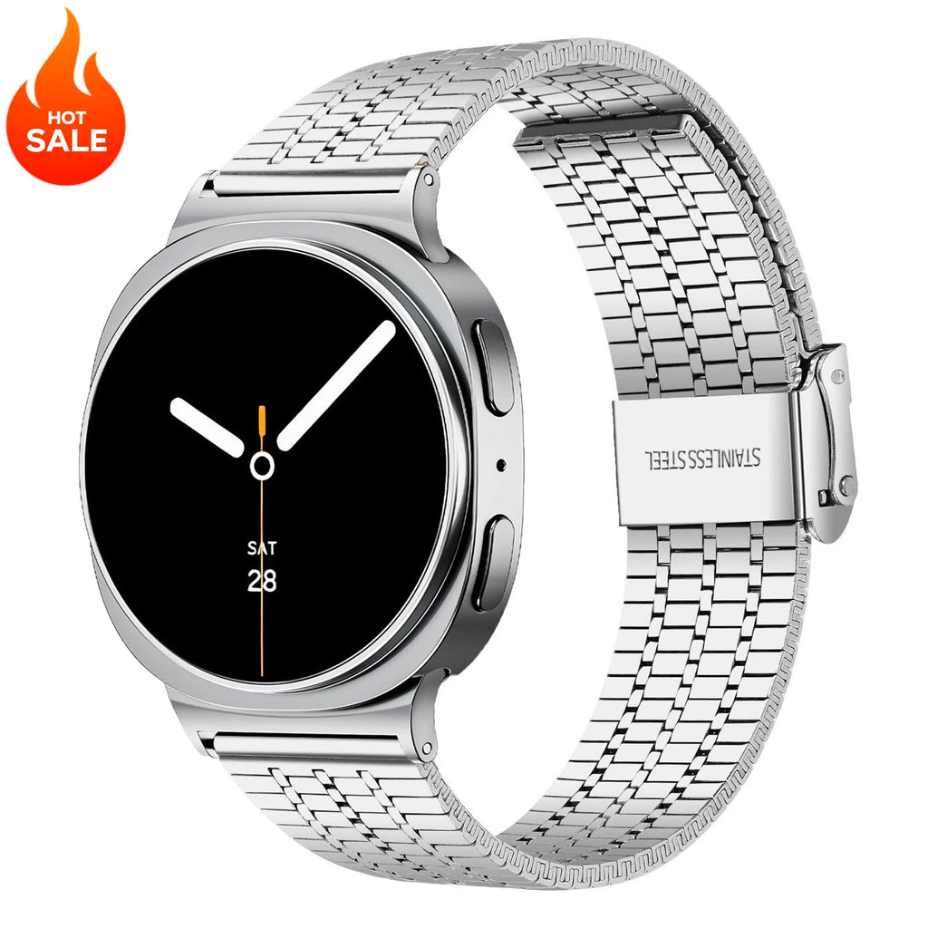 Luxury Stainless Steel Integrated Band for Samsung Galaxy Watch 8 & 7 I 40MM, 44MM, 46MM, 47MM