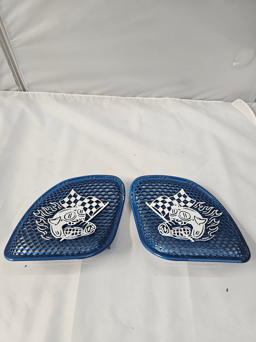 98-2024+ Road Glide 3D Fast Johnny speakers grill covers set