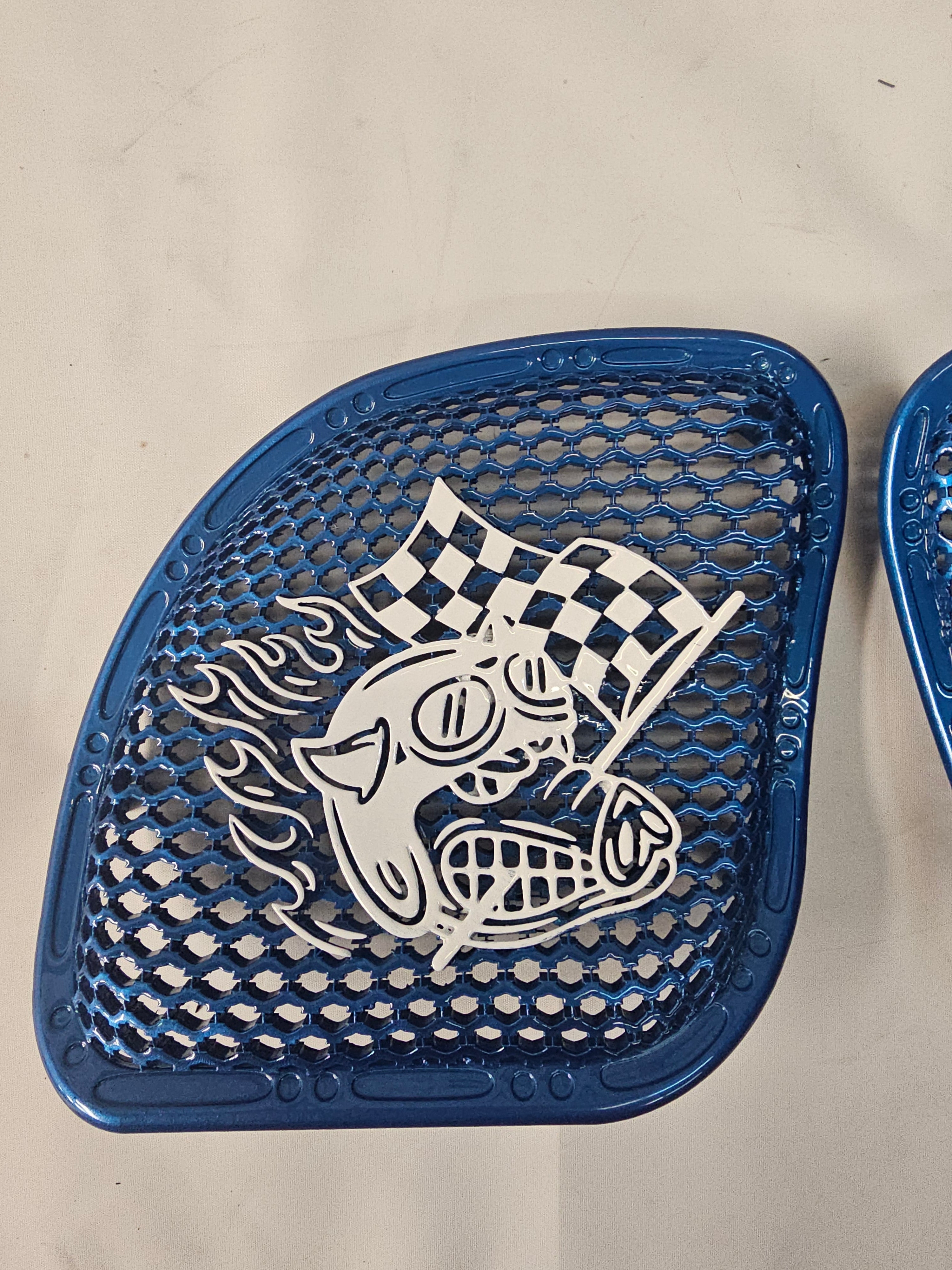 98-2024+ Road Glide 3D Fast Johnny speakers grill covers set