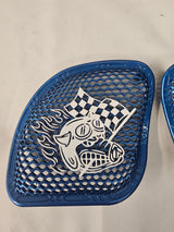 98-2024+ Road Glide 3D Fast Johnny speakers grill covers set