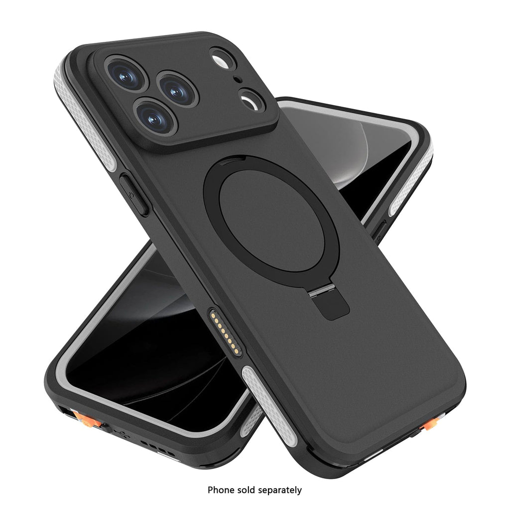 iPhone 17 Pro Waterproof Case - MagSafe Kickstand, Integrated Screen & Camera Protection | Oasis Series