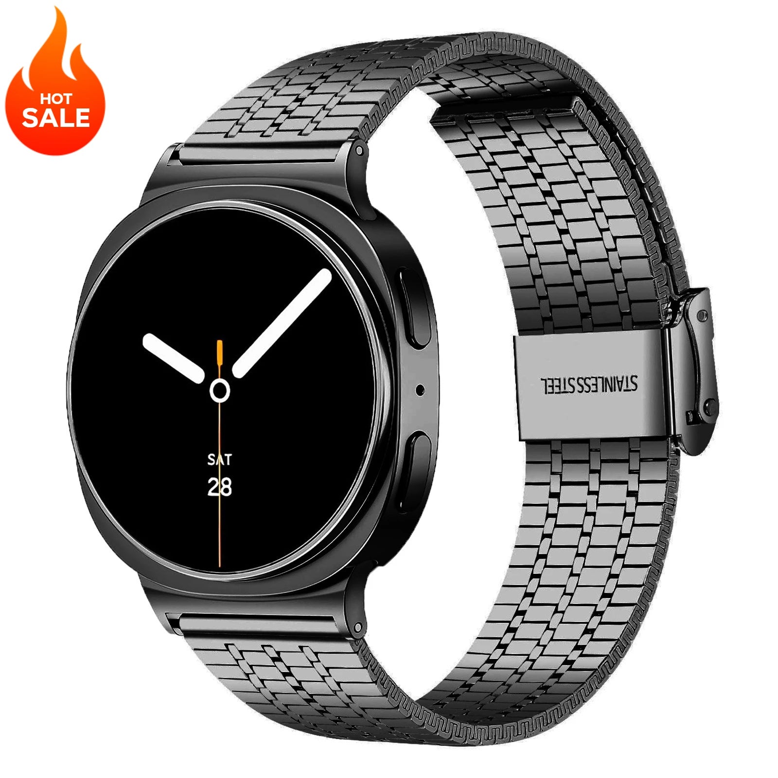 Luxury Stainless Steel Integrated Band for Samsung Galaxy Watch 8 & 7 I 40MM, 44MM, 46MM, 47MM