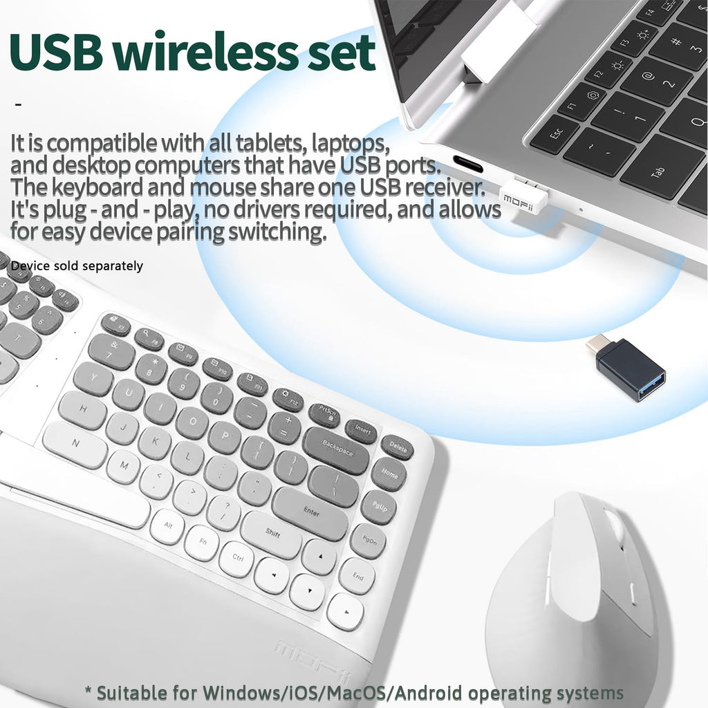 Wired Keyboard & Mouse Combo - 85-Key RGB Keyboard