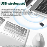 Wired Keyboard & Mouse Combo - 85-Key RGB Keyboard