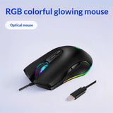 Ergonomic Design Wired RGB Professional Gaming Mouse Optical Gamer Mice Adjustable DPI Mouse With Backlight For Computer