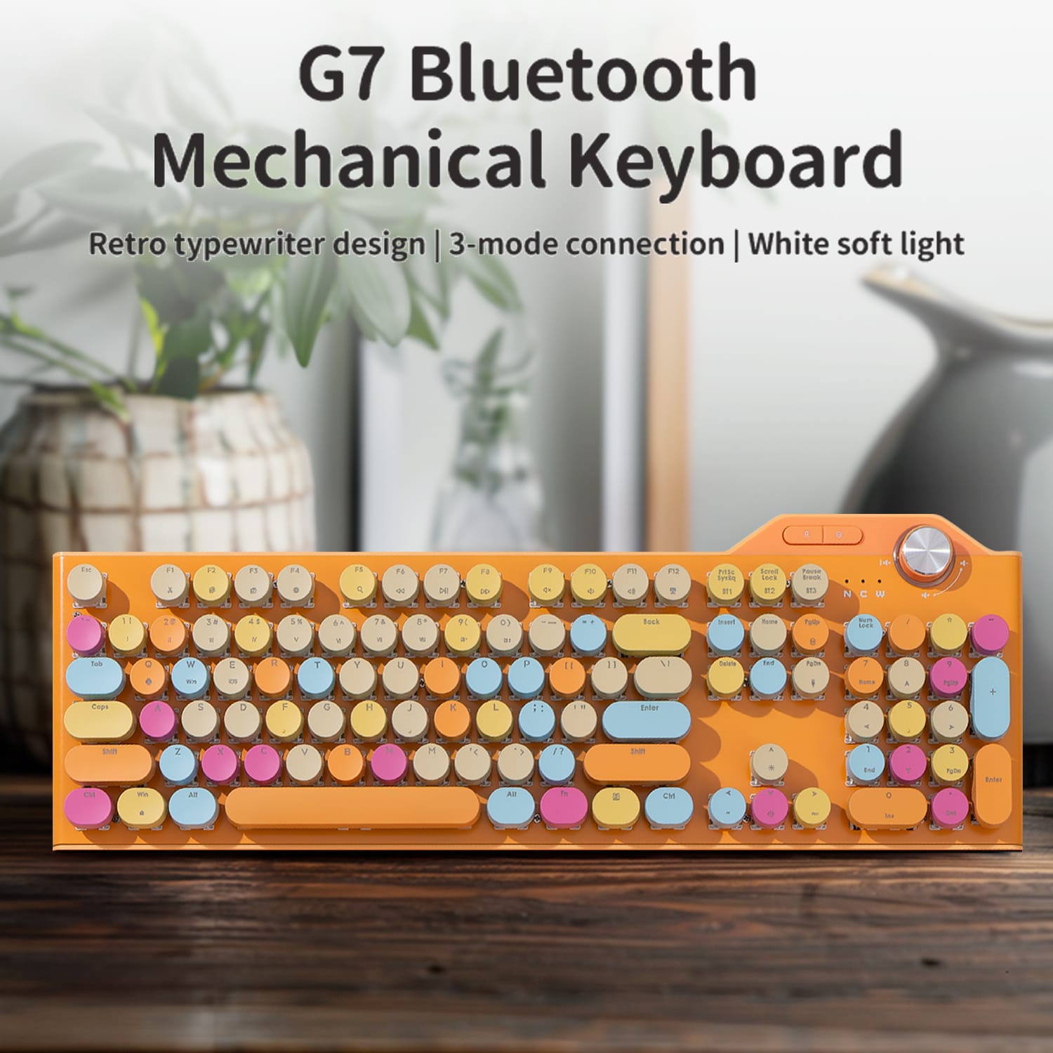 Wireless Keyboard - Silent Keys, 104 Keys Full Keyboard