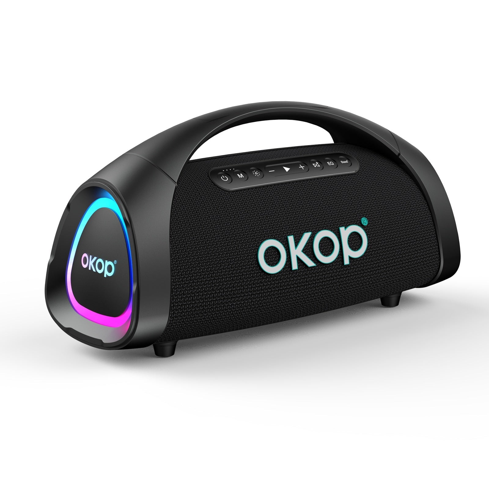 KP-8013 Best-Selling Portable Bluetooth Speaker With Handle Heavy Bass Subwoofer RGB Ambient Lighting 500W High Power And Outdoor Karaoke Capability In Stock