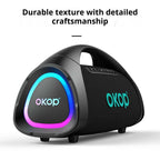 KP-8013 Best-Selling Portable Bluetooth Speaker With Handle Heavy Bass Subwoofer RGB Ambient Lighting 500W High Power And Outdoor Karaoke Capability In Stock