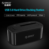 ORICO 6218US3 External HDD Docking Station 5Gbps USB 3.0 to SATA HDD Case Support UASP for 2.5/3.5 inch HDD/SSD 8TB