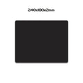 Aluminum Alloy Smooth Mouse Pad 240x180/300mm Hard Metal Slim Desk Mat Rubber Anti-slip Bottom Speed Control Mousepad For Gaming