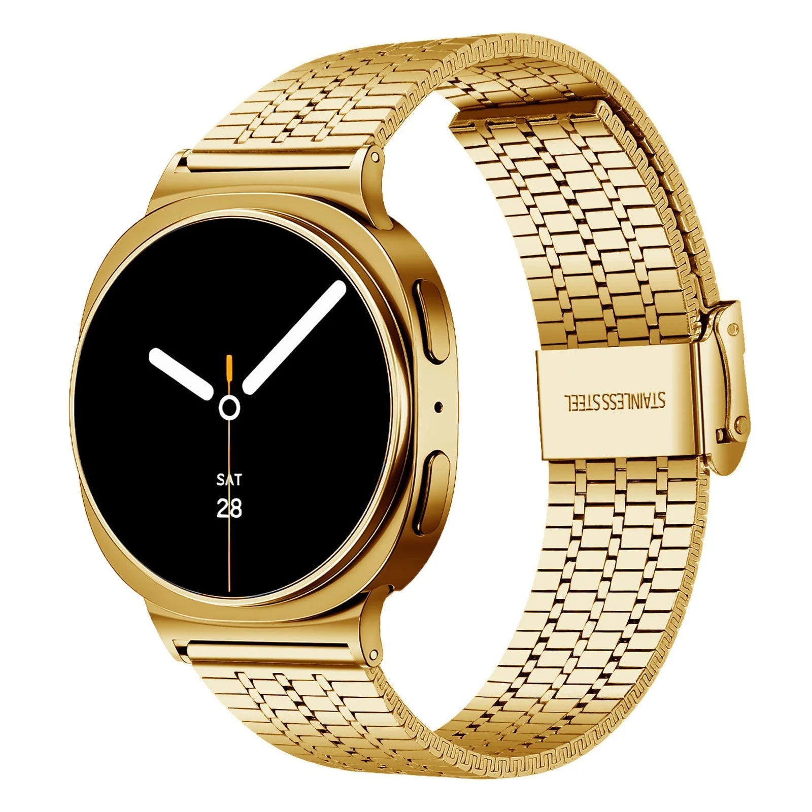 Luxury Stainless Steel Integrated Band for Samsung Galaxy Watch 8 & 7 I 40MM, 44MM, 46MM, 47MM