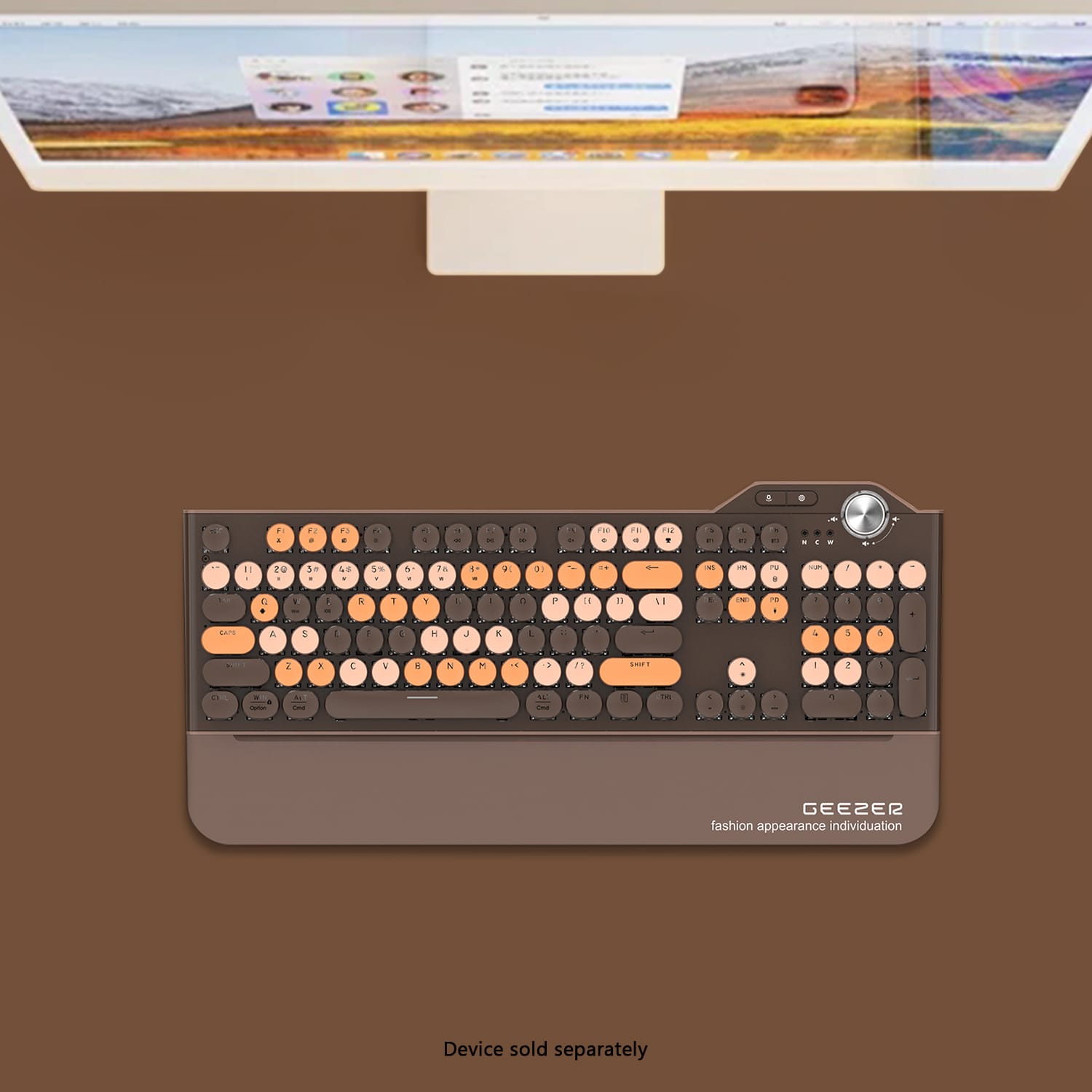 Wireless Keyboard - Silent Keys, 104 Keys Full Keyboard