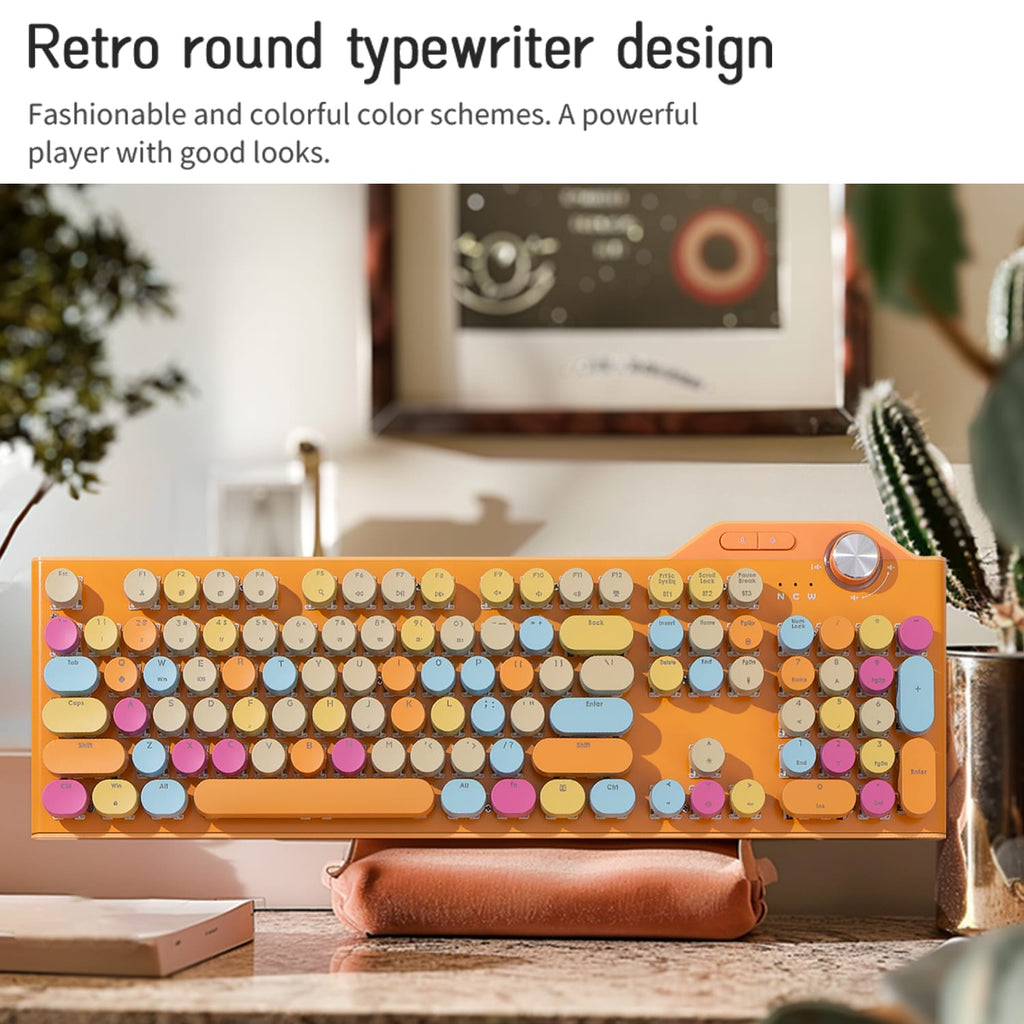 Wireless Keyboard - Silent Keys, 104 Keys Full Keyboard