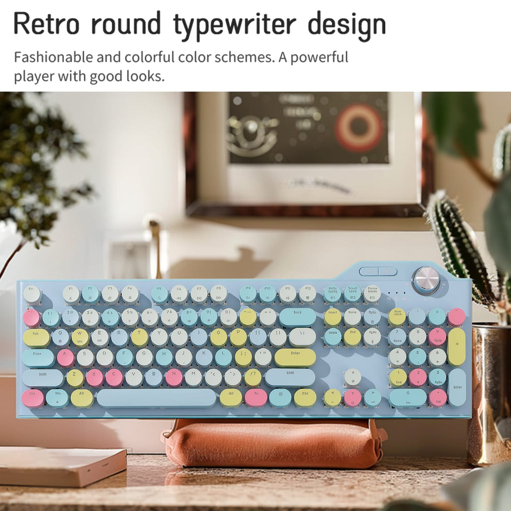 Wireless Keyboard - Silent Keys, 104 Keys Full Keyboard
