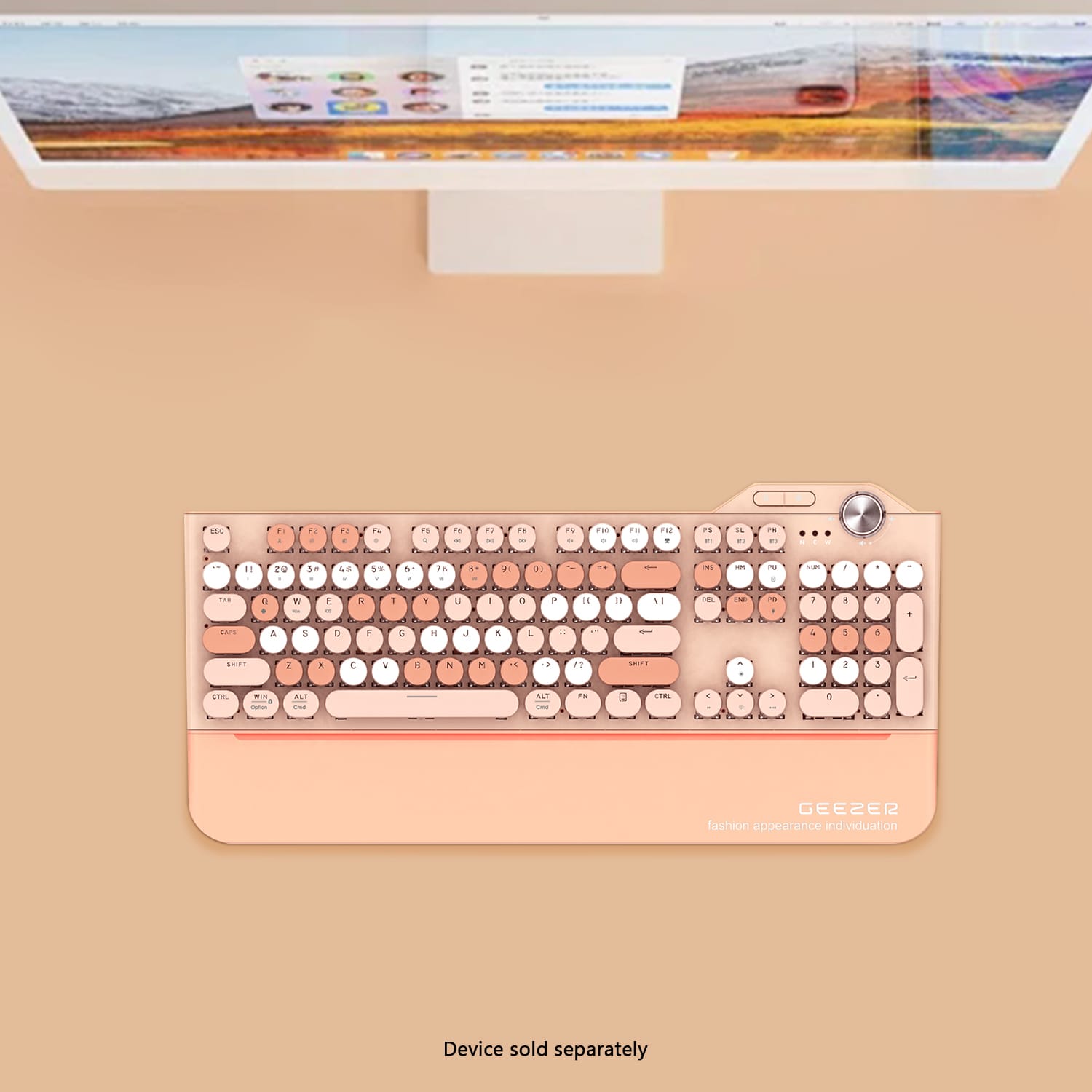 Wireless Keyboard - Silent Keys, 104 Keys Full Keyboard