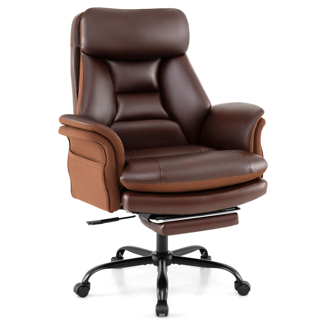 Big and Tall Office Chair with Footrest – 400 LBS Capacity