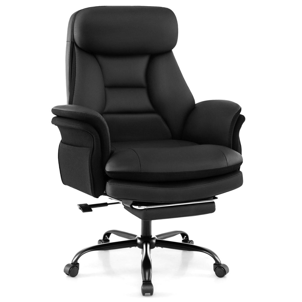 Big and Tall Office Chair with Footrest – 400 LBS Capacity