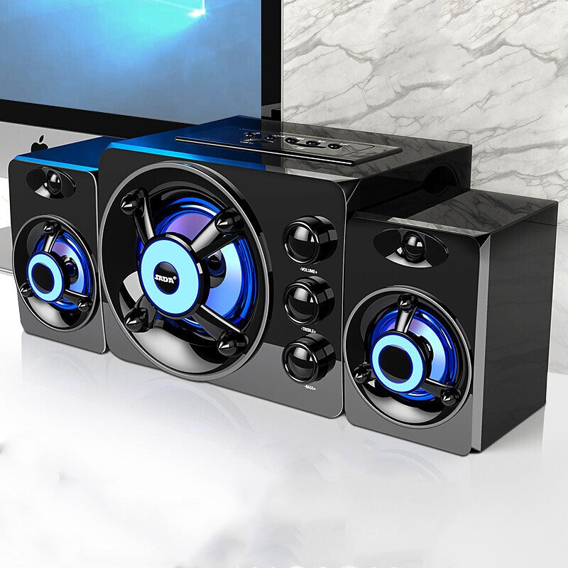 RGB Desktop PC Speakers with Colorful LED Lights