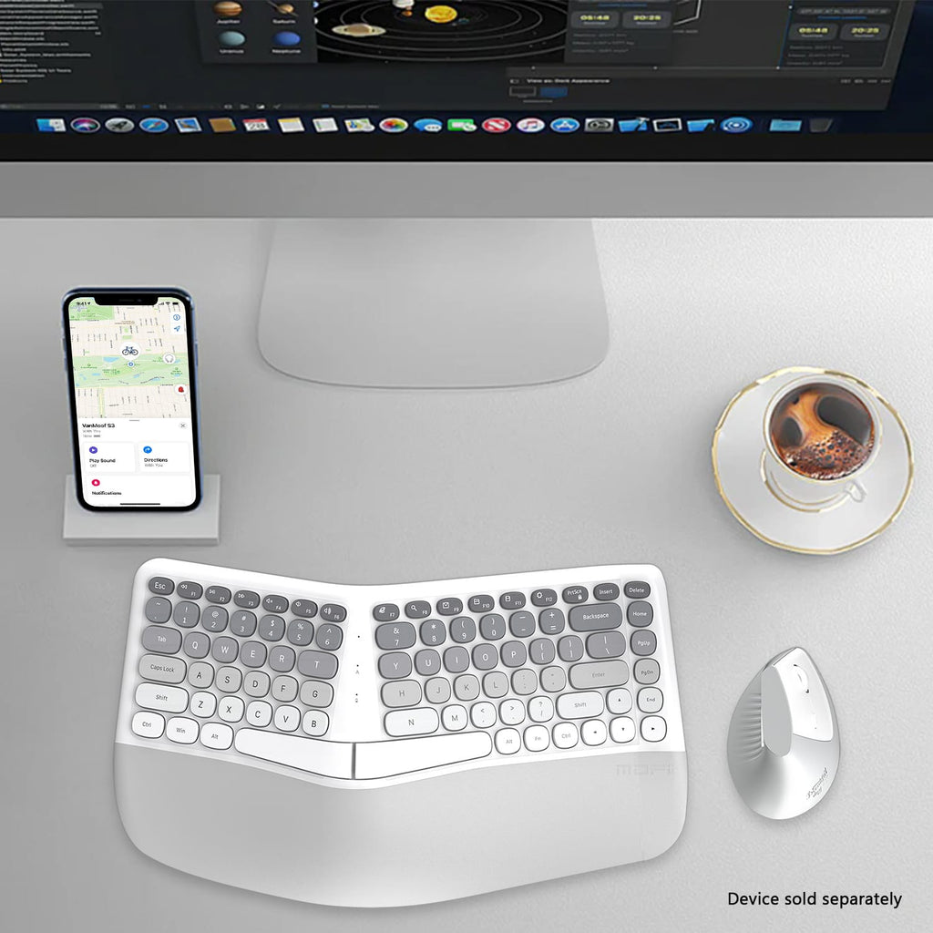 Wired Keyboard & Mouse Combo - 85-Key RGB Keyboard