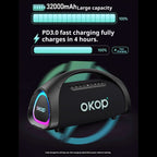 KP-8013 Best-Selling Portable Bluetooth Speaker With Handle Heavy Bass Subwoofer RGB Ambient Lighting 500W High Power And Outdoor Karaoke Capability In Stock