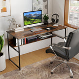 55 x 24 inch Computer Desk with Power Outlets and USB Ports