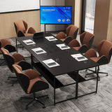 55 x 24 inch Computer Desk with Power Outlets and USB Ports