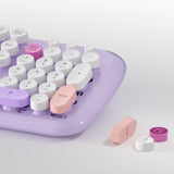 Wireless Keyboard & Mouse Combo - Silent Click, Colorful 104 Keys