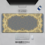 Large Persian Mouse Pad Office Carpet MousePad Natural Rubber Lockedge Anti Slip Desk Mat Laptop Office Game Accessories Pad