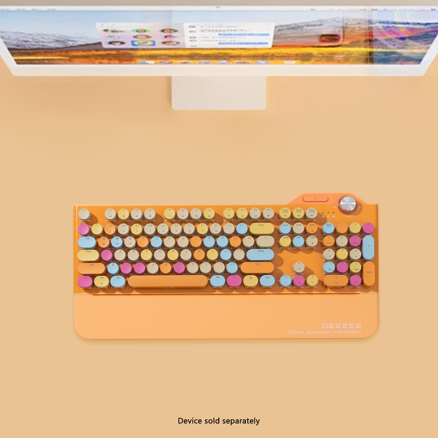 Wireless Keyboard - Silent Keys, 104 Keys Full Keyboard