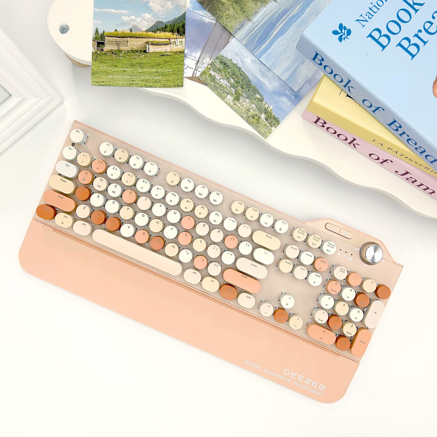 Wireless Keyboard - Silent Keys, 104 Keys Full Keyboard