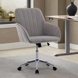 Adjustable Ergonomic Office Chair, Swivel Backrest Seat