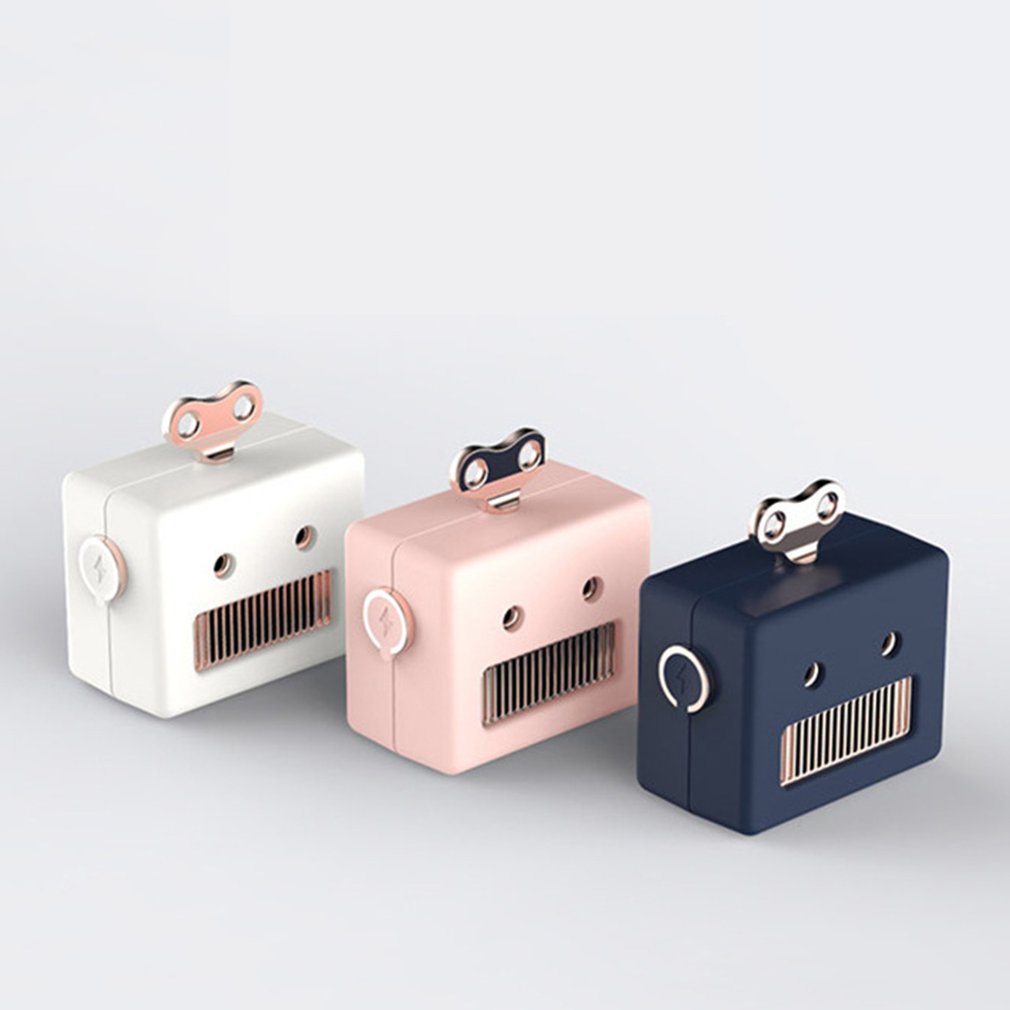 Portable Retro Robot Shape Bluetooth Speaker Cartoon Mini Outdoor Wireless Speaker HIFI Bass Column Loudspeaker With Microphone