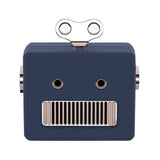 Portable Retro Robot Shape Bluetooth Speaker Cartoon Mini Outdoor Wireless Speaker HIFI Bass Column Loudspeaker With Microphone