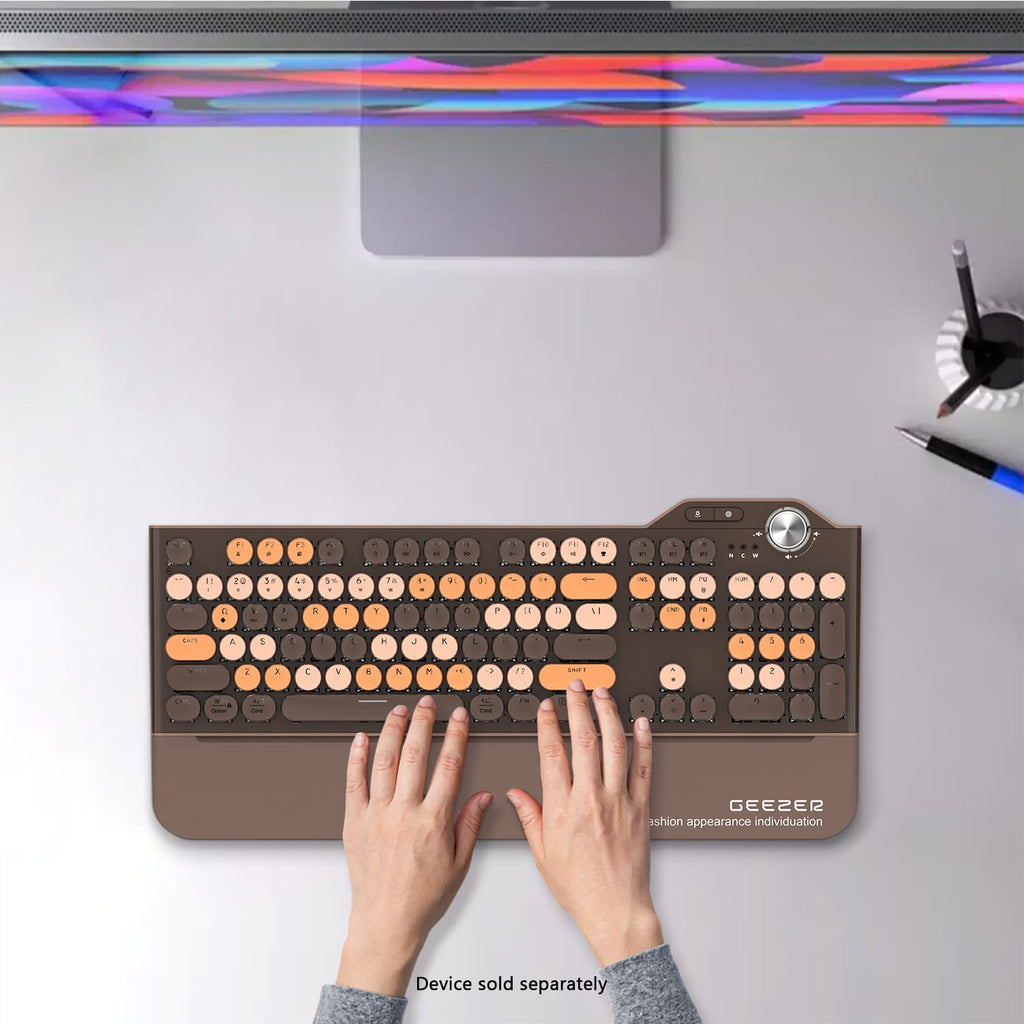 Wireless Keyboard - Silent Keys, 104 Keys Full Keyboard