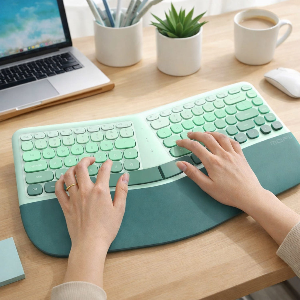 Wired Keyboard & Mouse Combo - 85-Key RGB Keyboard