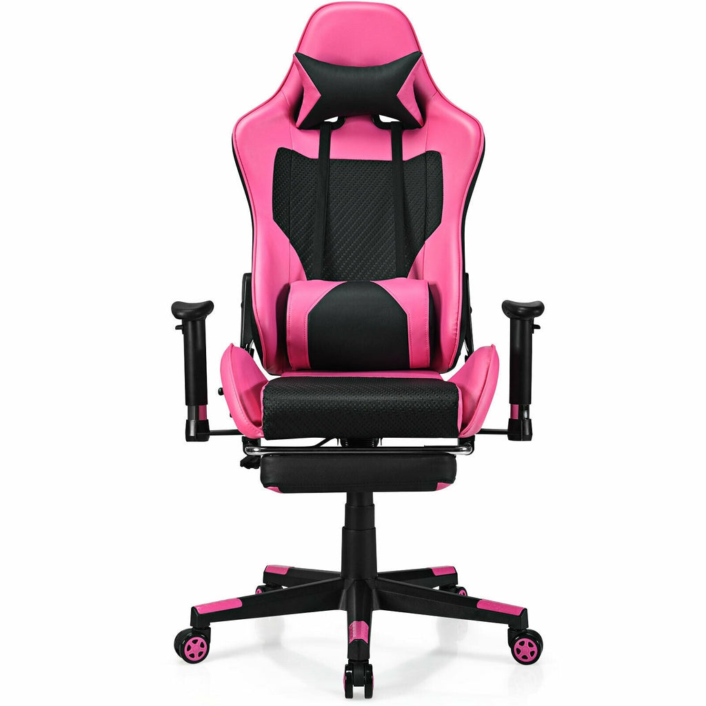 PU Leather Gaming Chair with USB Massage