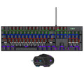 Wired Gaming Keyboard & Mouse Combo - 104-Key Anti-Ghosting RGB Backlight