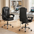 Executive Office Chair with Linkage Armrests & Reclining Back