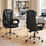 Executive Office Chair with Linkage Armrests & Reclining Back