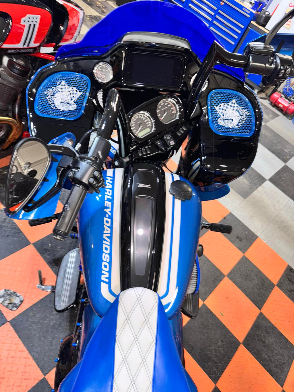 98-2024+ Road Glide 3D Fast Johnny speakers grill covers set