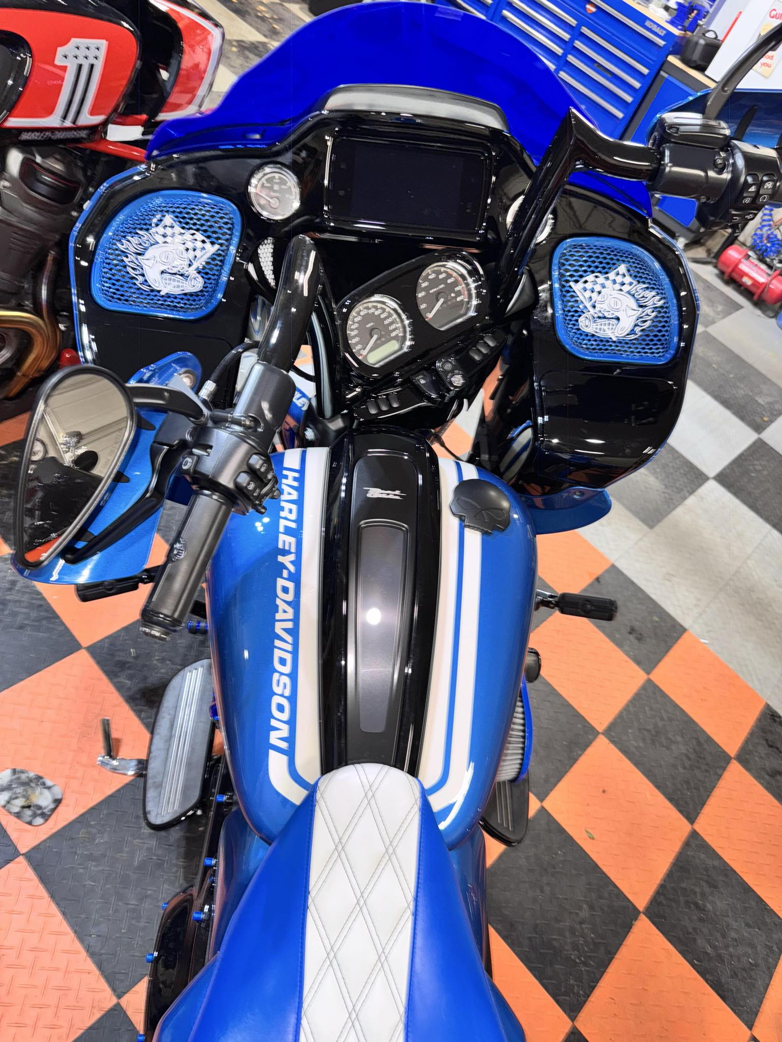 98-2024+ Road Glide 3D Fast Johnny speakers grill covers set