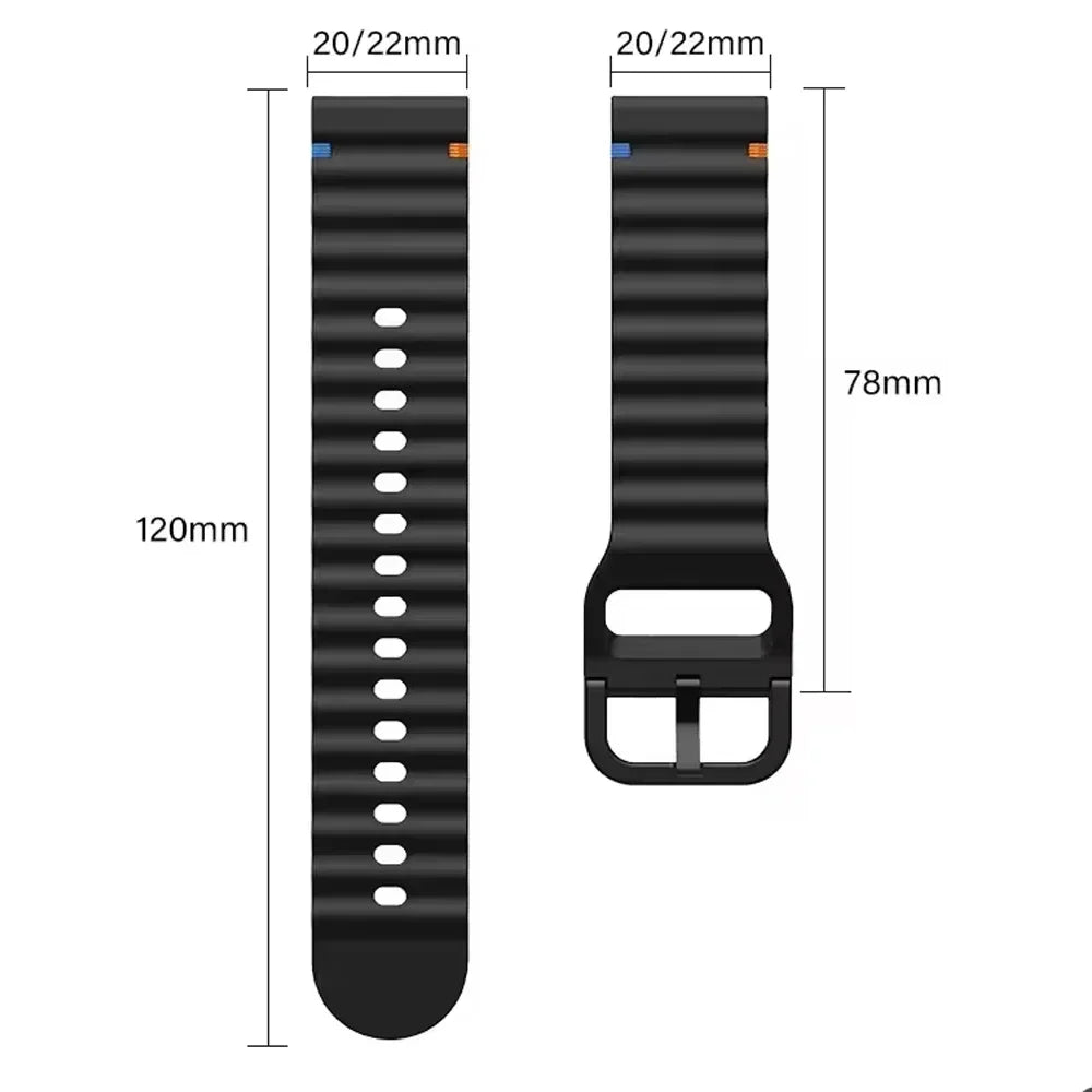 COROS Silicone Watch Band Replacement - Unisex Comfort Strap