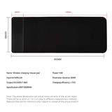 15W wireless charging mouse pad extra large fast charging computer gaming keyboard pad wireless charging rubber mouse pad
