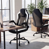 Ergonomic Computer Office Chair with 90¬∞ Flip-up Armrests